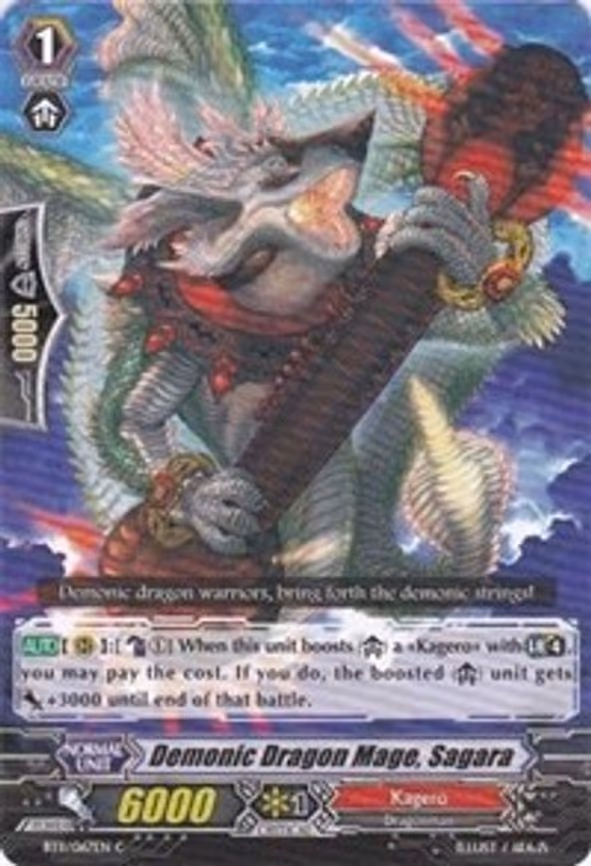 Demonic Dragon Mage, Sagara - C (BT11/067EN)