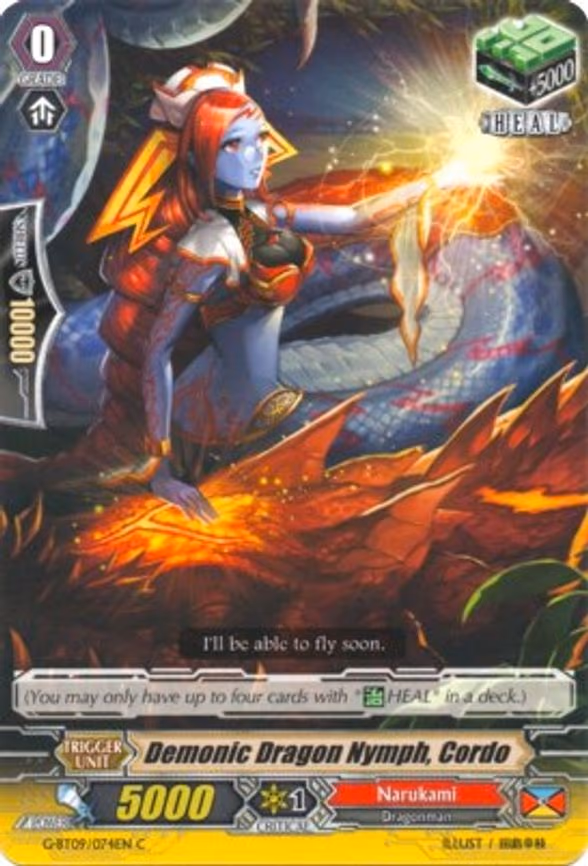 Demonic Dragon Nymph, Cordo - C (G-BT09/074EN)
