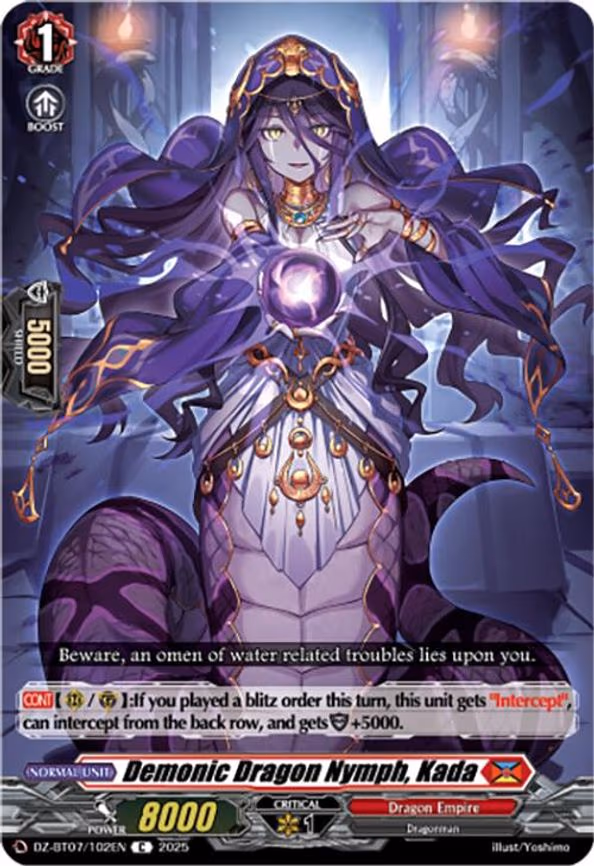 Demonic Dragon Nymph, Kada - C (DZ-BT07/102EN)