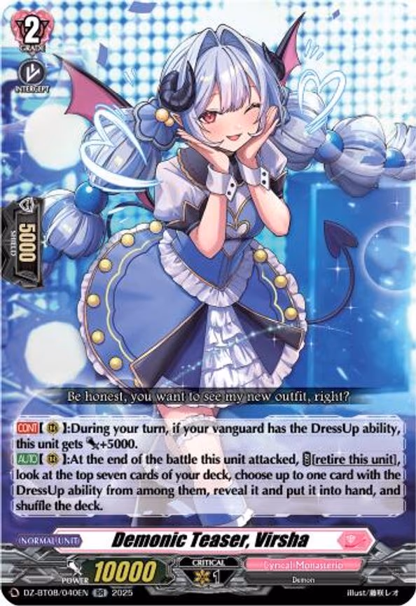 Demonic Teaser, Virsha - RR (DZ-BT08/040EN)
