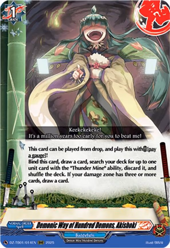 Demonic Way of Hundred Demons, Akishoki - RRR (DZ-TB01/014EN)
