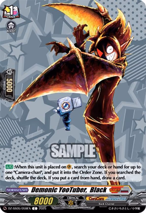 Demonic YooTuber, Black - C (DZ-SS05/059EN)