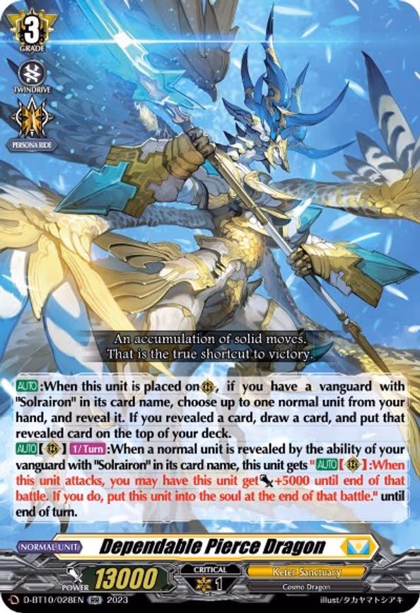 Dependable Pierce Dragon - RR (D-BT10/028EN)