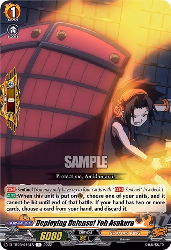 Deploying Defense! Yoh Asakura - R (D-TB03/048EN)
