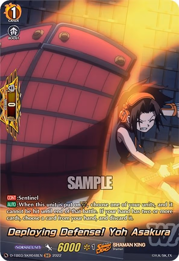 Deploying Defense! Yoh Asakura - SKR (D-TB03/SKR048EN)