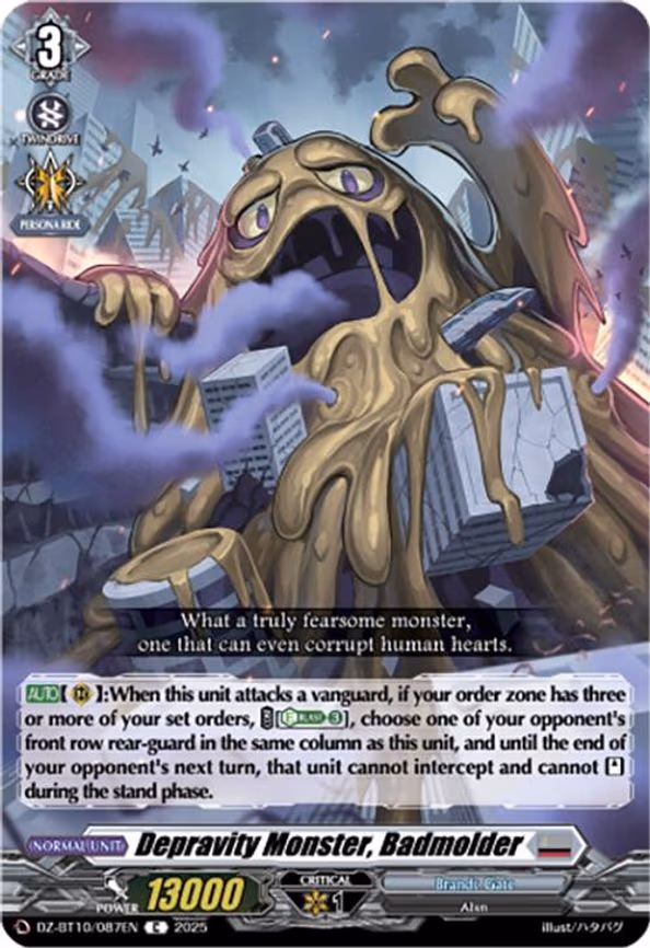 Depravity Monster, Badmolder - C (DZ-BT10/087EN)
