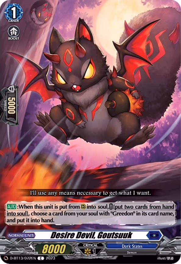 Desire Devil, Goutsuuk - C (D-BT13/072EN)