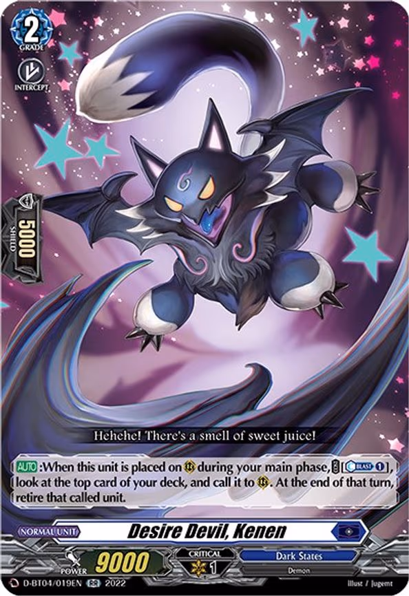 Desire Devil, Kenen - RR (D-BT04/019EN)