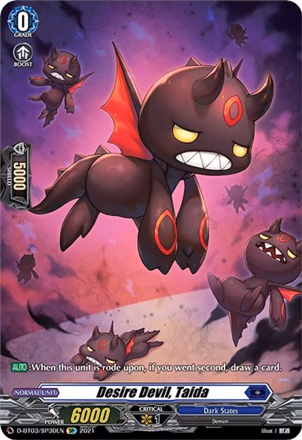 Desire Devil, Taida - SP (D-BT03/SP30EN)