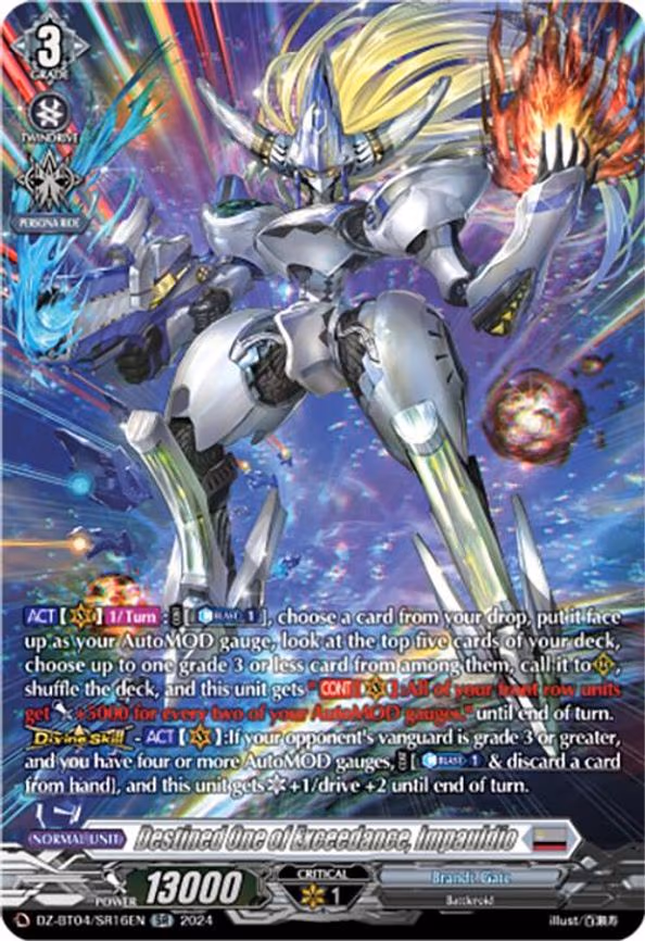 Destined One of Exceedance, Impauldio - SR (DZ-BT04/SR16EN)