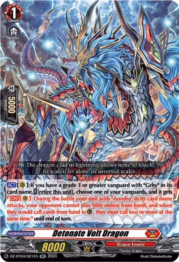 Detonate Volt Dragon - RR (DZ-BT04/021EN)