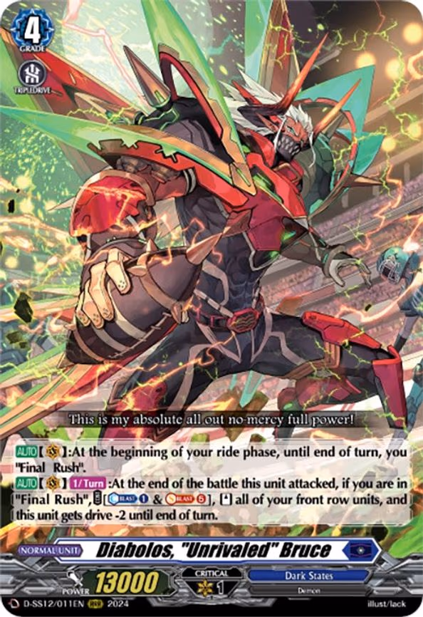 Diabolos, "Unrivaled" Bruce