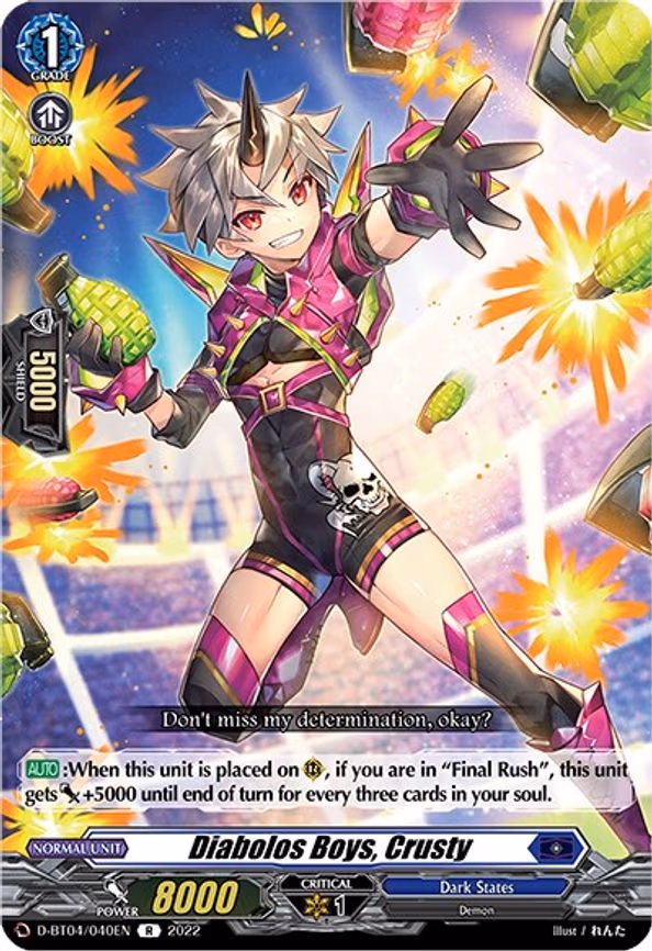 Diabolos Boys, Crusty - R (D-BT04/040EN)