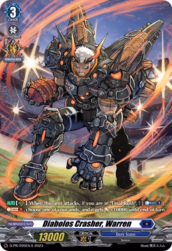 Diabolos Crasher, Warren - PR (D-PR/205EN-S)