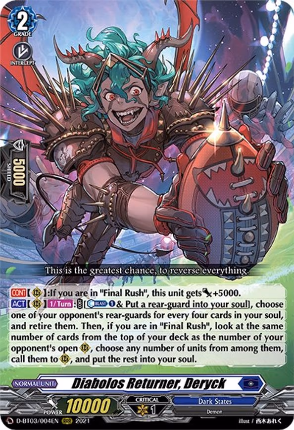 Diabolos Returner, Deryck - RRR (D-BT03/004EN)