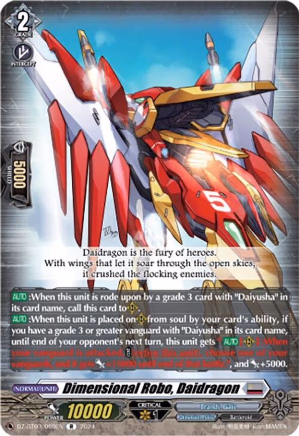Dimensional Robo, Daidragon
