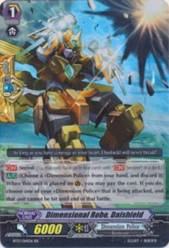 Dimensional Robo, Daishield - RR (BT13/014EN)