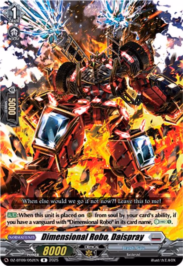 Dimensional Robo, Daispray - R (DZ-BT09/052EN)