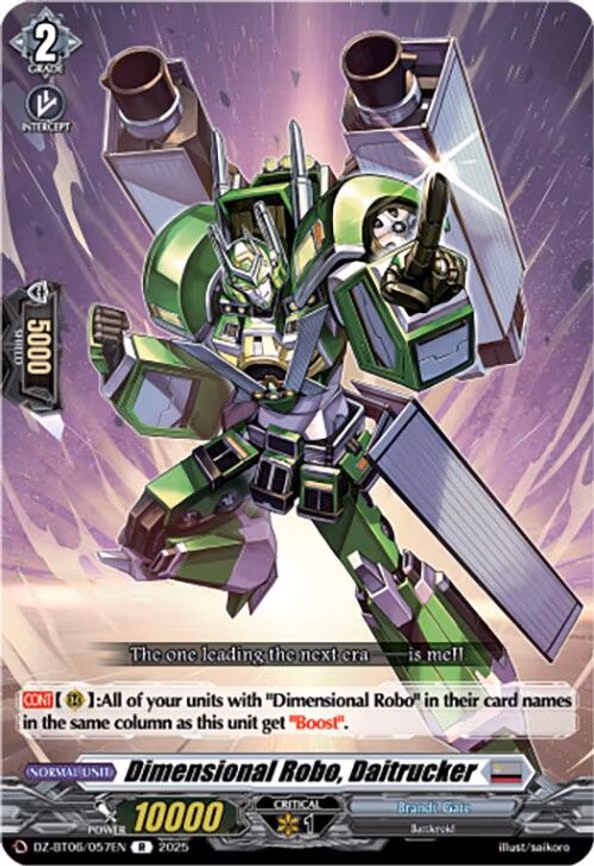 Dimensional Robo, Daitrucker - R (DZ-BT06/057EN)