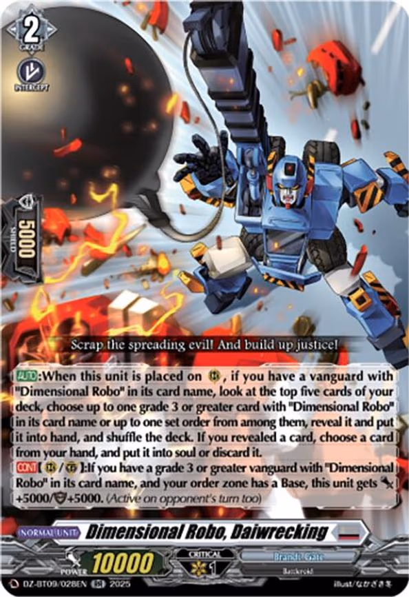 Dimensional Robo, Daiwrecking - RR (DZ-BT09/028EN)