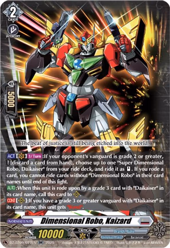 Dimensional Robo, Kaizard