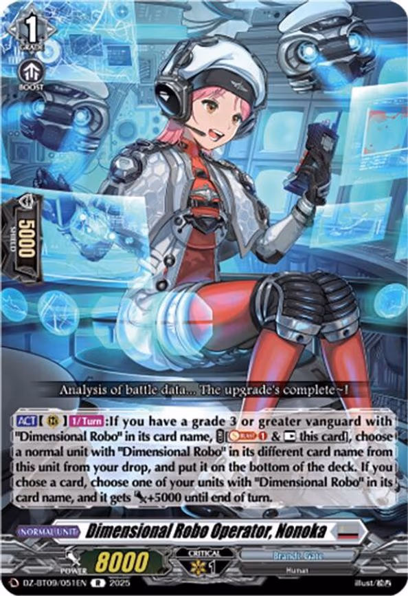 Dimensional Robo Operator, Nonoka - R (DZ-BT09/051EN)