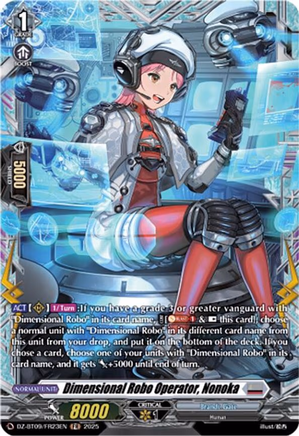 Dimensional Robo Operator, Nonoka - Frame Rare (DZ-BT09/FR23EN)