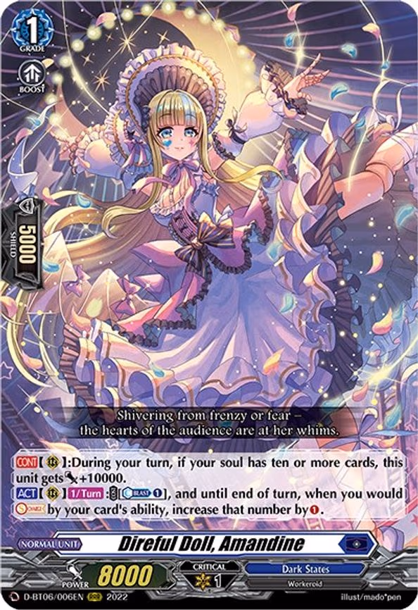 Direful Doll, Amandine - RRR (D-BT06/006EN)
