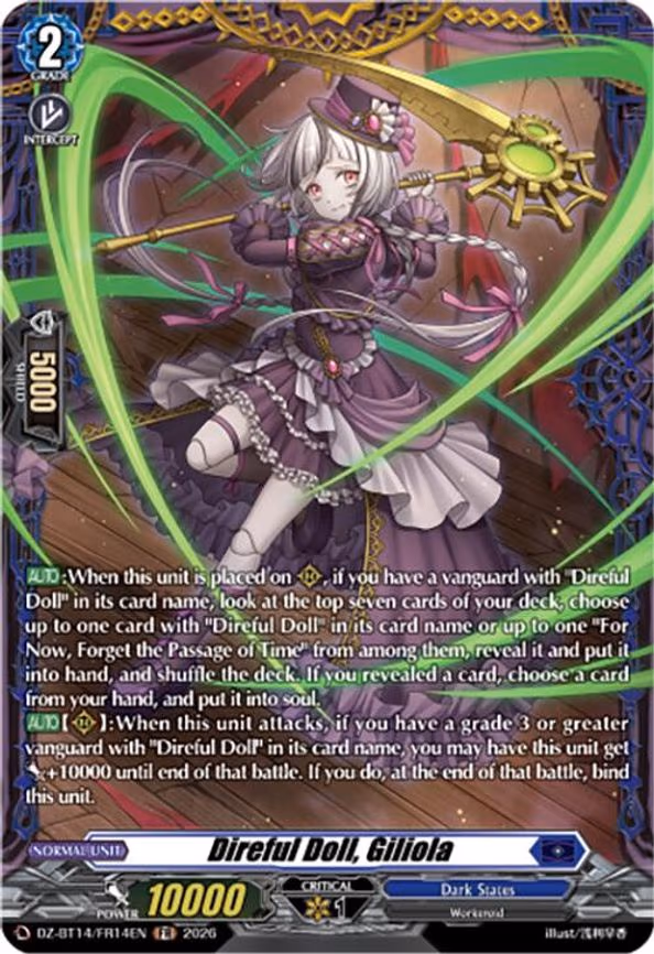Direful Doll, Giliola - Frame Rare (DZ-BT14/FR14EN)