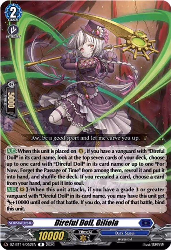 Direful Doll, Giliola - R (DZ-BT14/052EN)