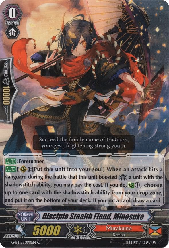 Disciple Stealth Fiend, Minosuke - C (G-BT13/090EN)