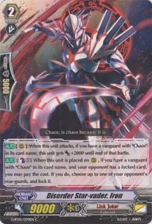 Disorder Star-vader, Iron - C (G-BT05/070EN)