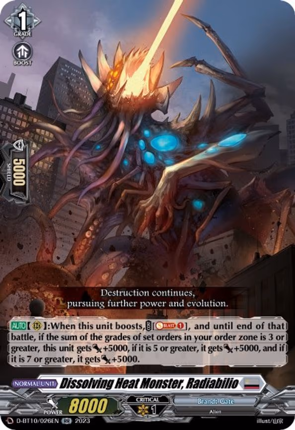Dissolving Heat Monster, Radiabilio - RR (D-BT10/026EN)