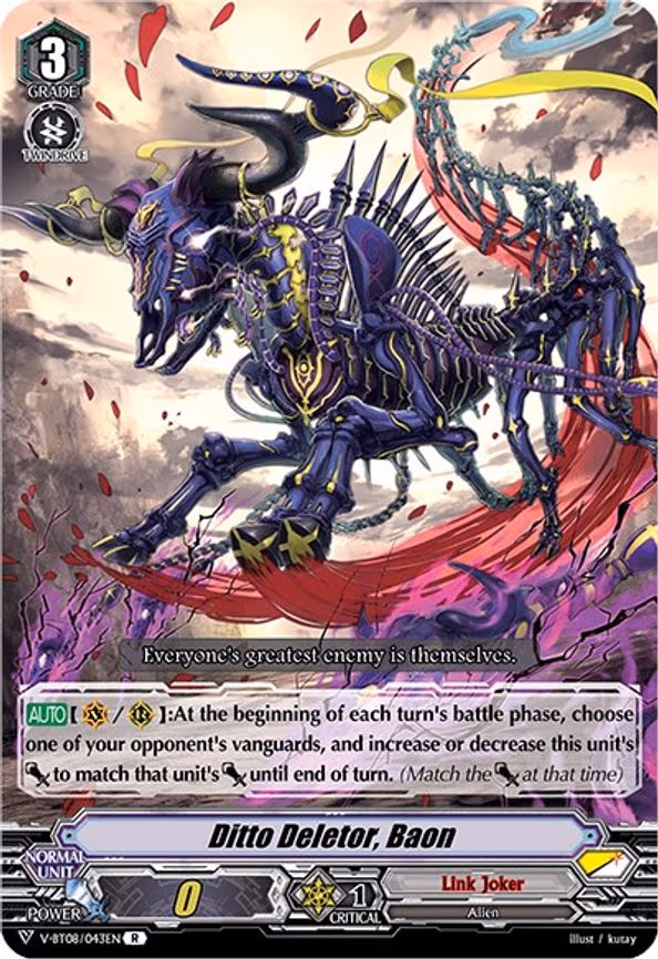 Ditto Deletor, Baon - R (V-BT08/043EN R)