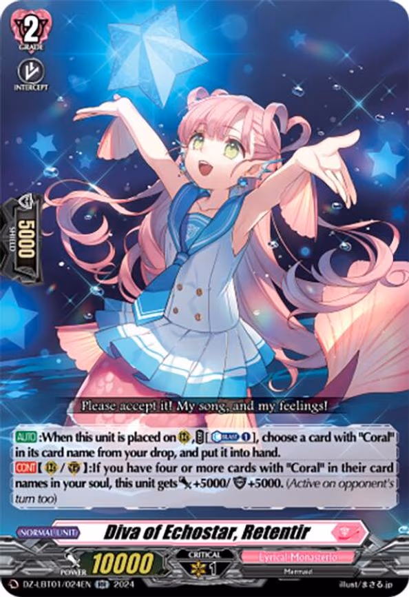 Diva of Echostar, Retentir - RR (DZ-LBT01/024EN)