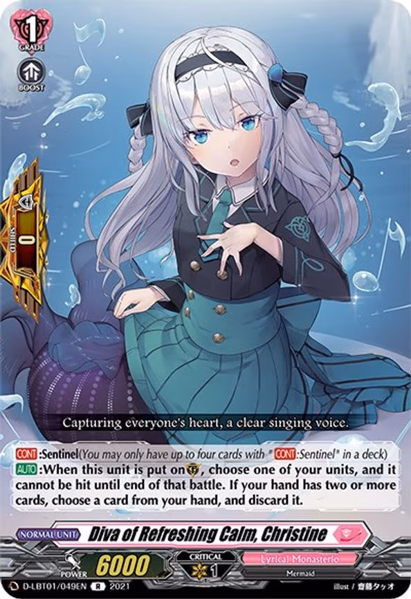 Diva of Refreshing Calm, Christine - R (D-LBT01/049EN)