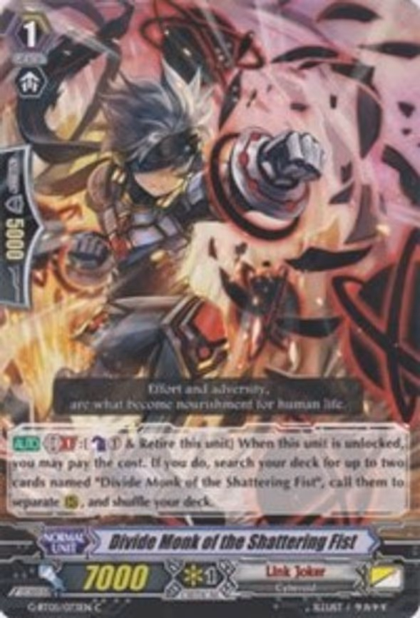 Divide Monk of the Shattering Fist - C (G-BT05/073EN)