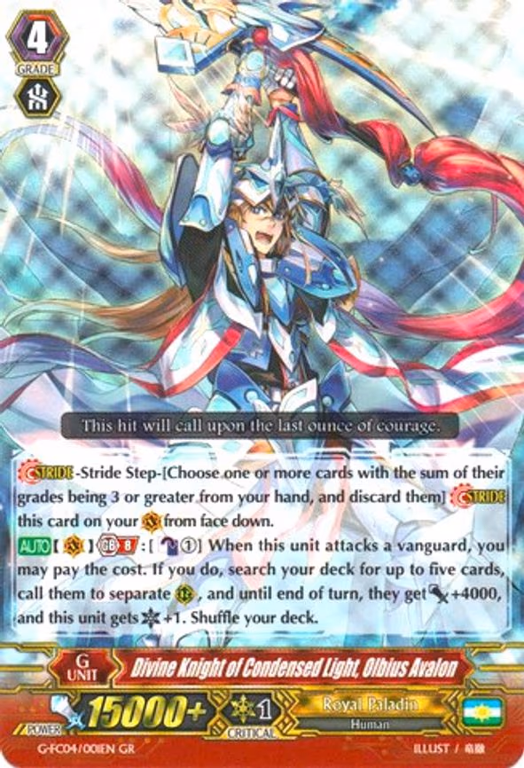 Divine Knight of Condensed Light, Olbius Avalon
