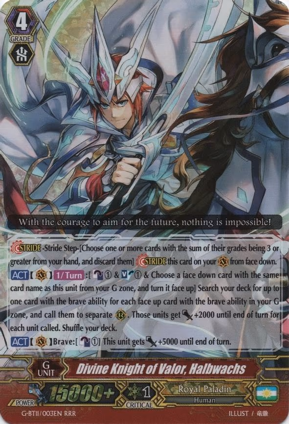 Divine Knight of Valor, Halbwachs - RRR (G-BT11/003EN)