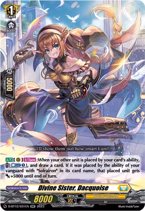 Divine Sister, Dacquoise - RR (D-BT12/031EN)