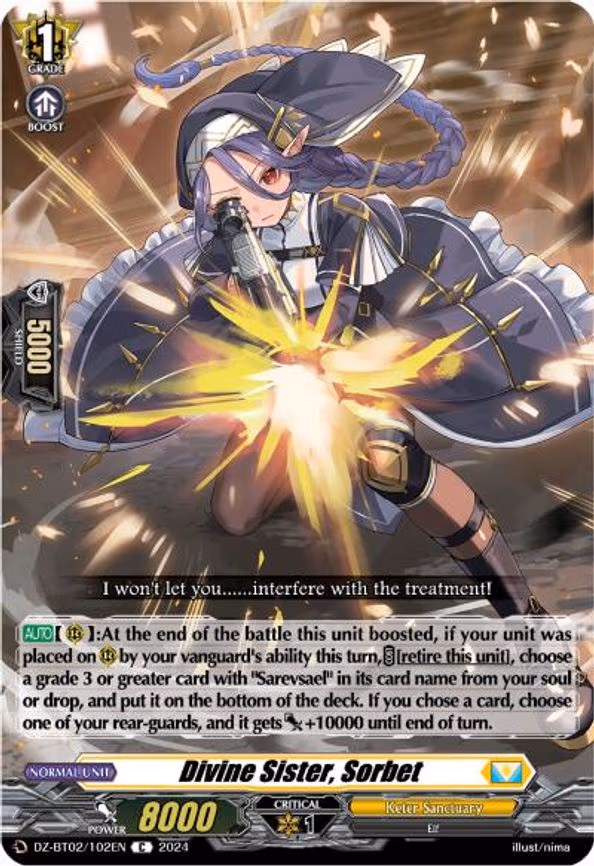 Divine Sister, Sorbet - C (DZ-BT02/102EN)