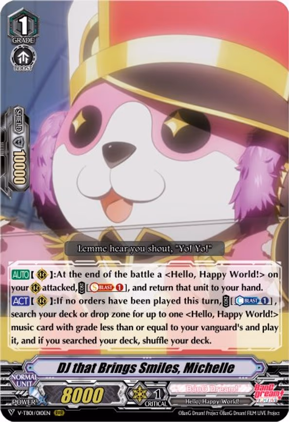 DJ that Brings Smiles, Michelle - RRR (V-TB01/010EN)