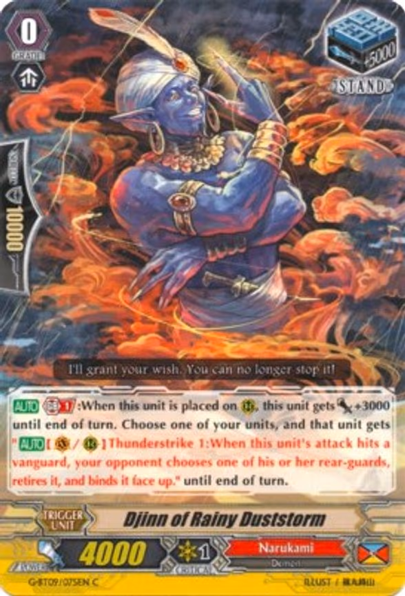 Djinn of Rainy Duststorm - C (G-BT09/075EN)