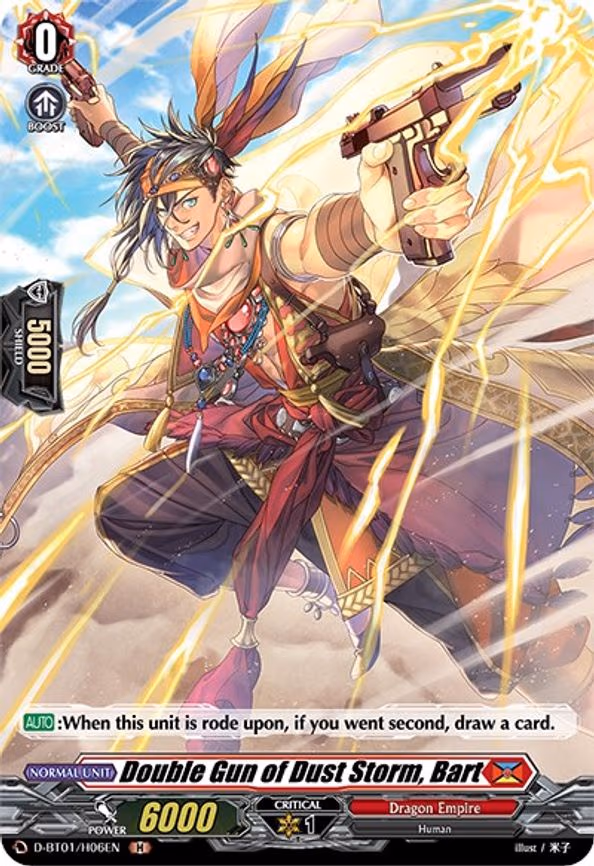 Double Gun of Dust Storm, Bart (Holo) - H (D-BT01/H06EN)