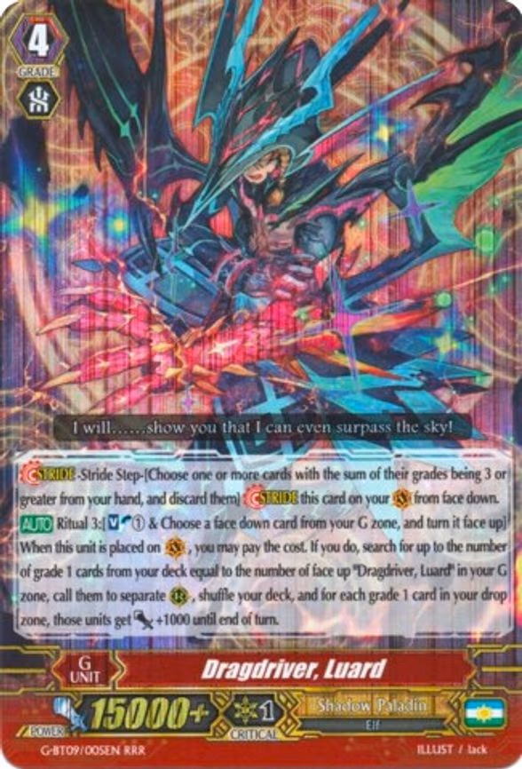 Dragdriver, Luard