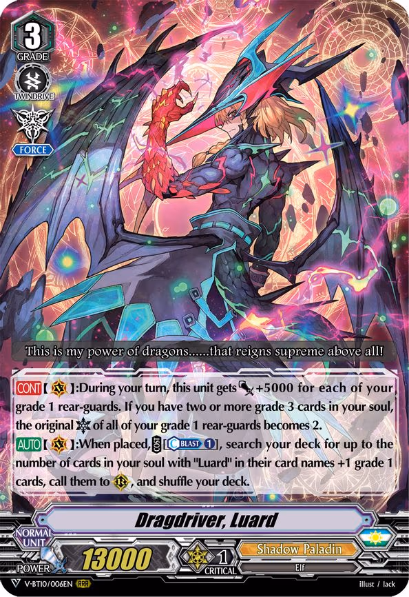 Dragdriver, Luard