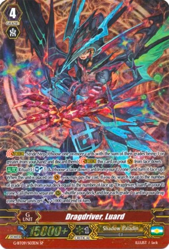 Dragdriver, Luard