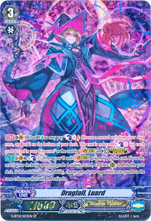 Dragfall, Luard