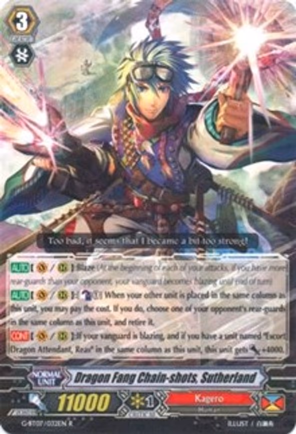 Dragon Fang Chain-shots, Sutherland - R (G-BT07/032EN)