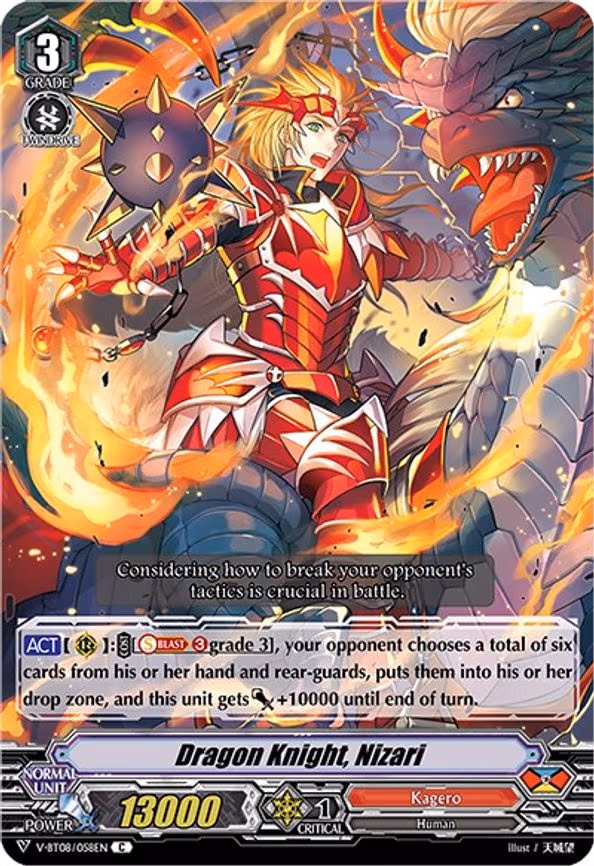 Dragon Knight, Nizari - C (V-BT08/058EN C)